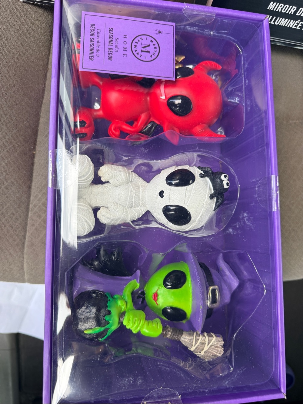 Martha Stewart Halloween Figure Set - Red, White, Green - Home & Seasonal Decor